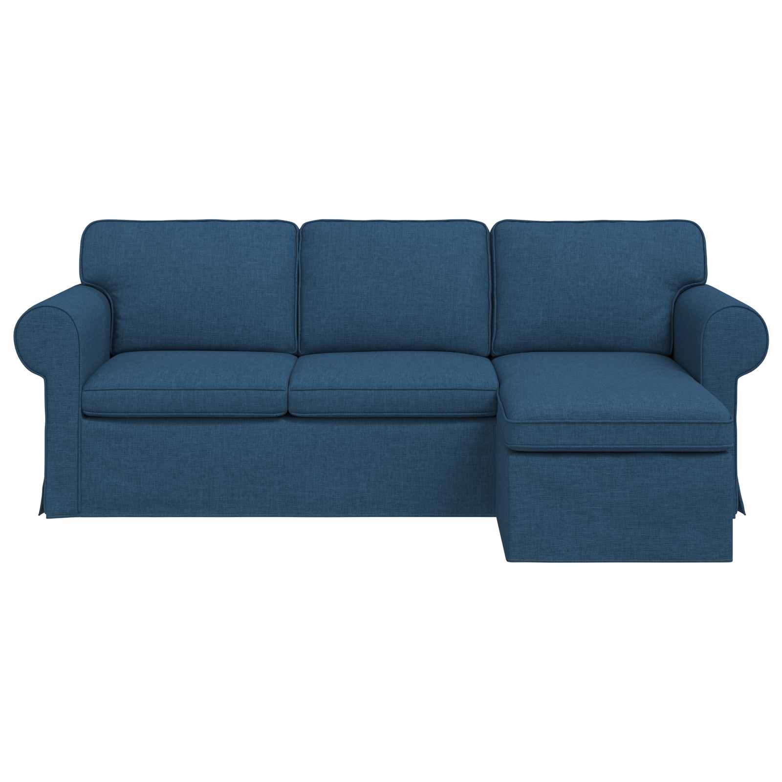 Sofá Azul 215 x 138 x 80 cm tela
