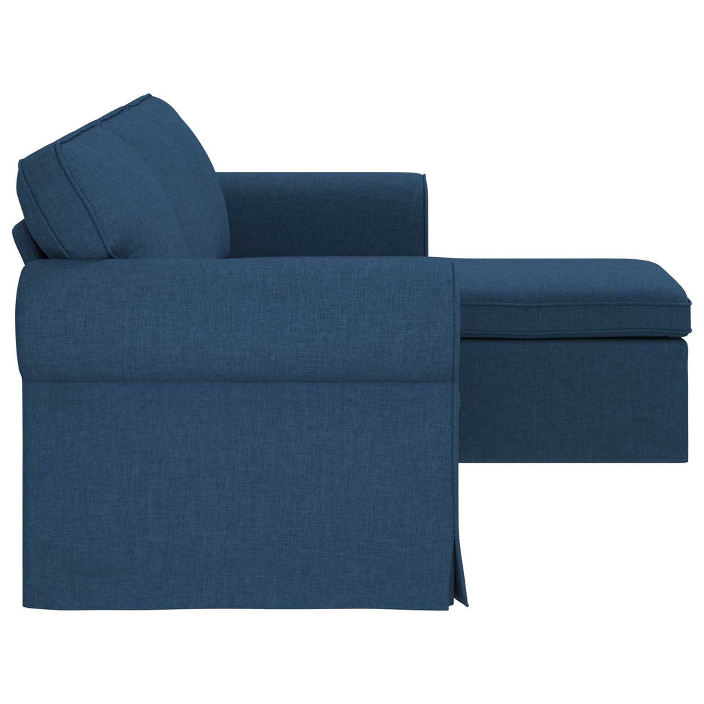 Sofá Azul 215 x 138 x 80 cm tela