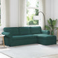 Blue Sofa 215 x 138 x 80 cm fabric