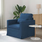 Blue Sofa 139 x 78 x 80 cm fabric