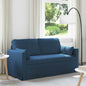 Blue Sofa 139 x 78 x 80 cm fabric