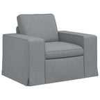 Sofá Gris Claro 103 x 80 x 82 cm tela
