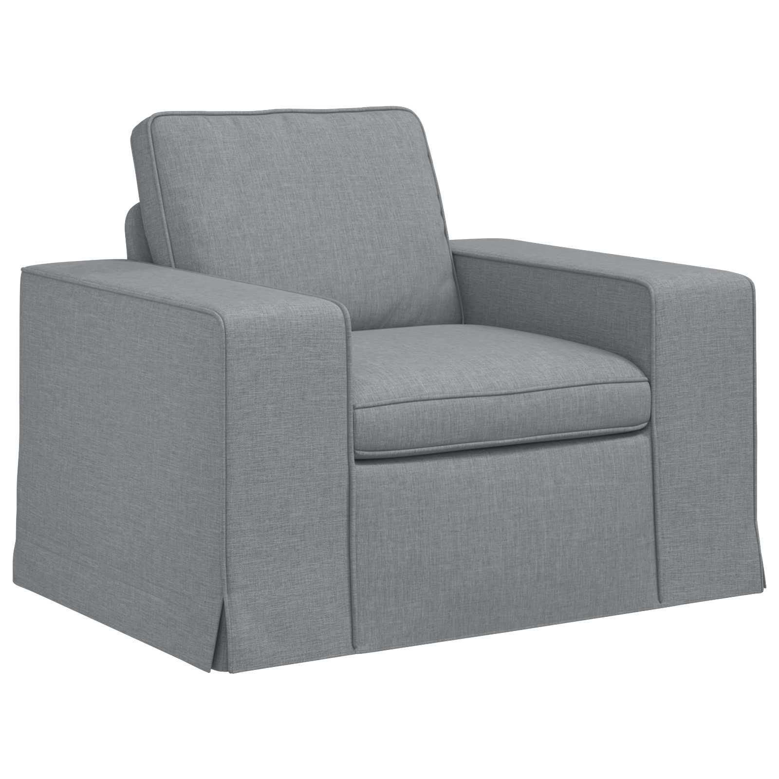 Sofá Gris Claro 103 x 80 x 82 cm tela