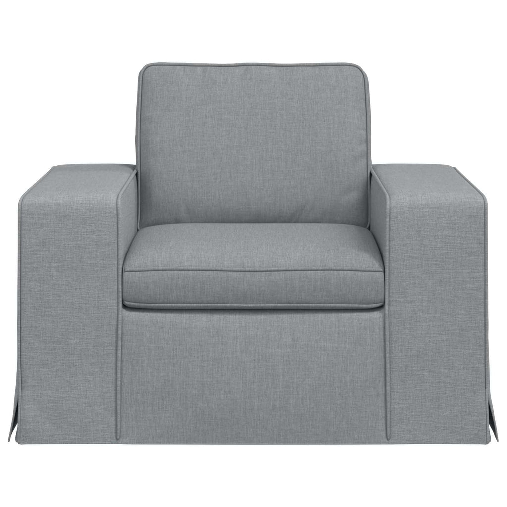 Sofá Gris Claro 103 x 80 x 82 cm tela