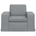 Sofá Gris Claro 103 x 80 x 82 cm tela