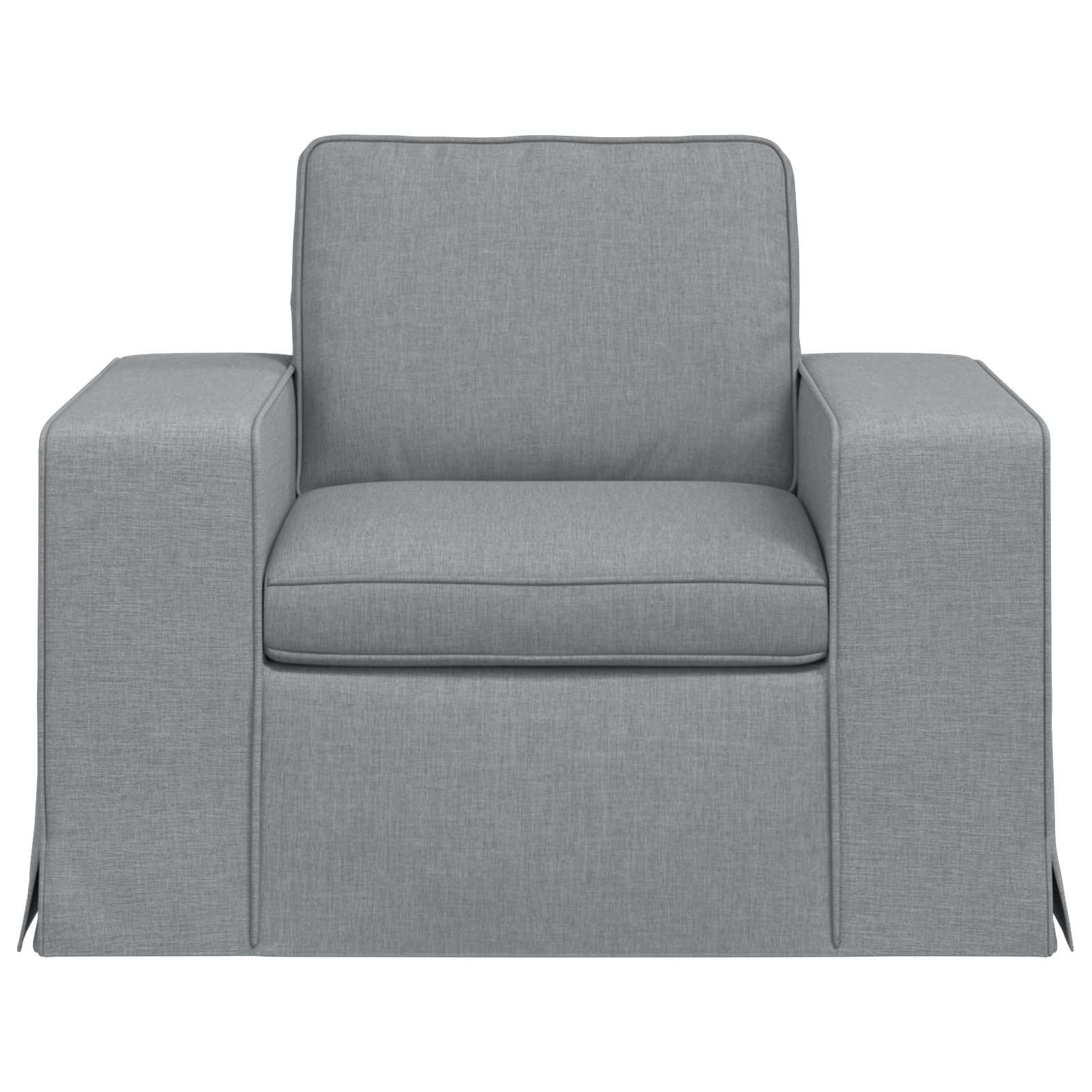 Sofá Gris Claro 103 x 80 x 82 cm tela