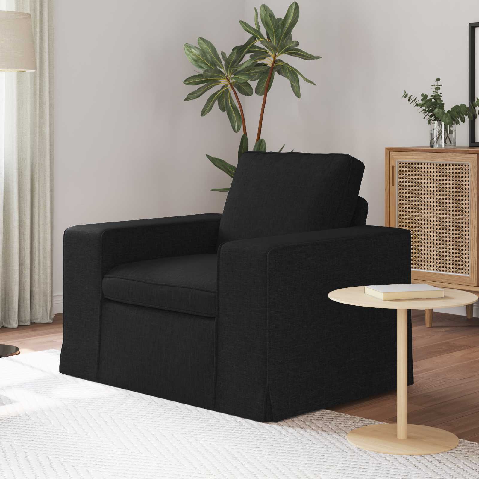 Sofá Cinzento Claro 103 x 80 x 82 cm tecido