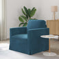 Blue Sofa 138 x 78 x 80 cm Velvet