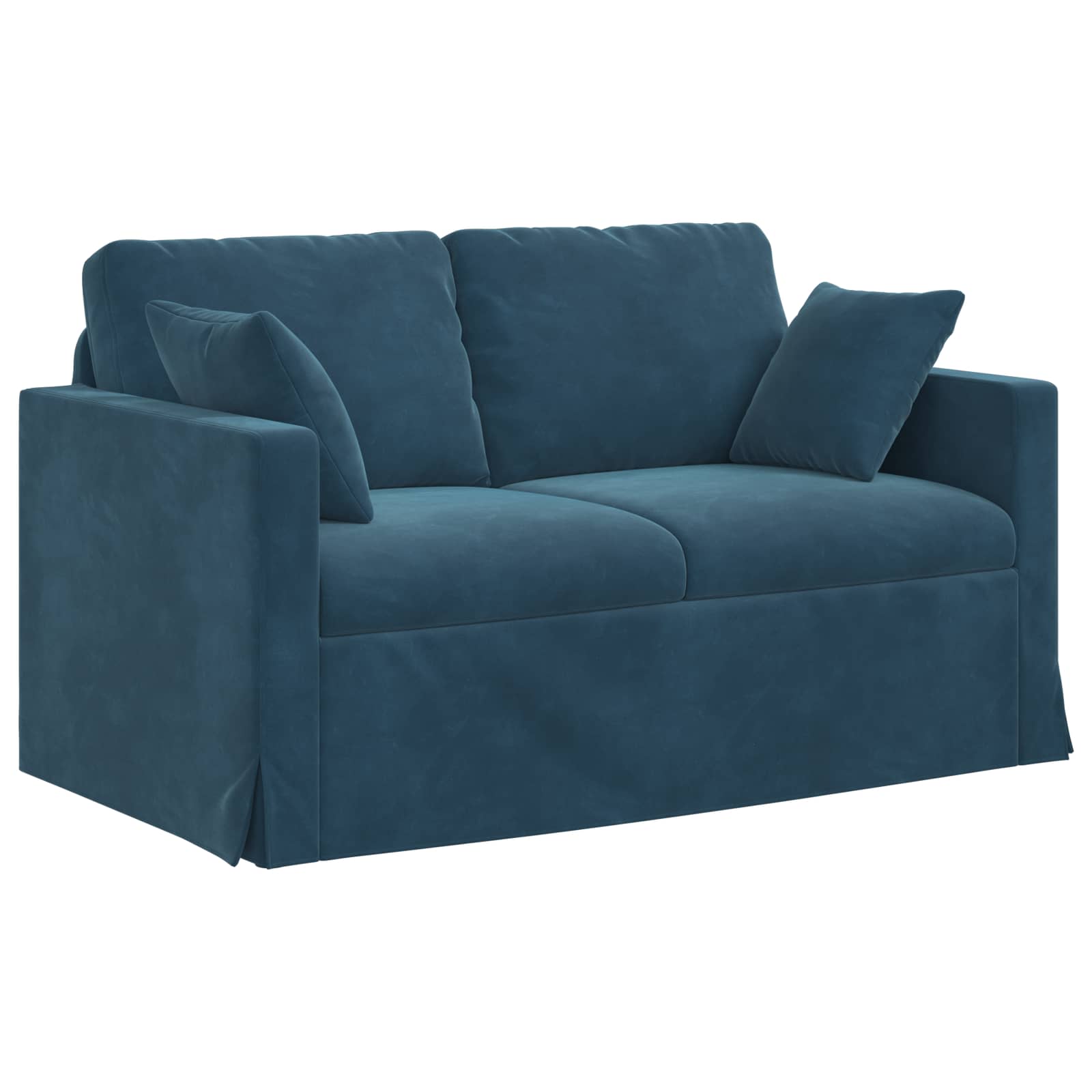 Sofá Azul 138 x 78 x 80 cm Terciopelo