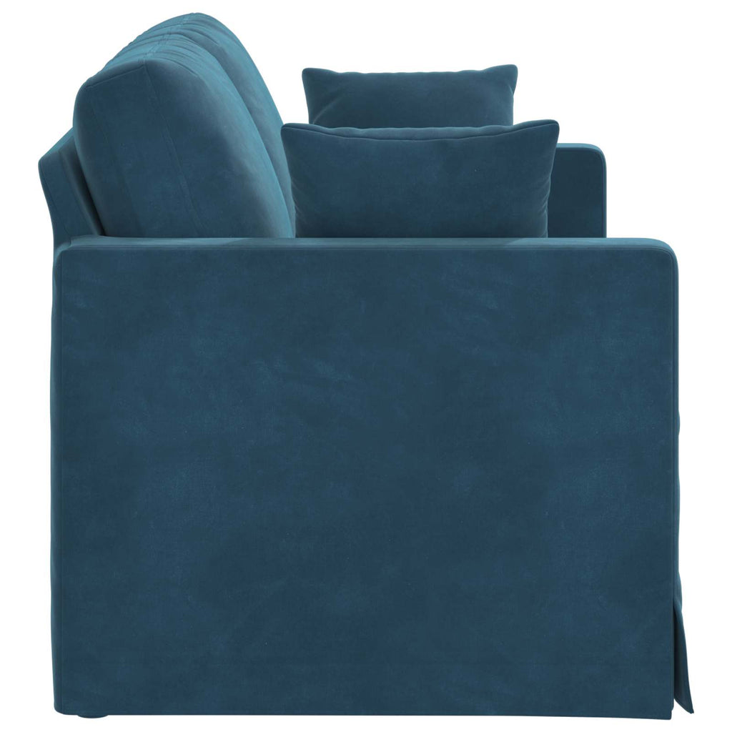 Sofá Azul 138 x 78 x 80 cm Terciopelo