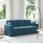 Blue Sofa 138 x 78 x 80 cm Velvet