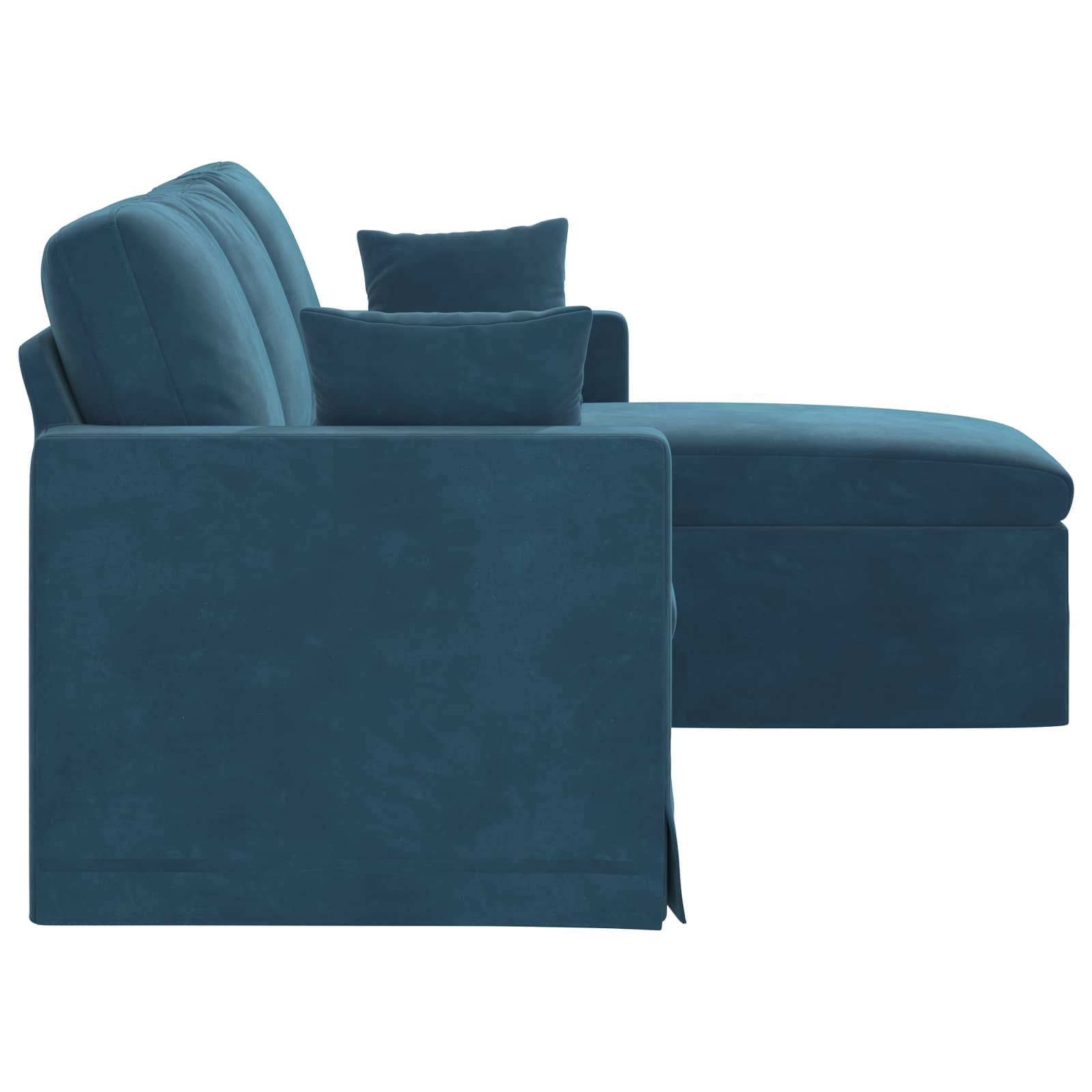 Sofá Azul 178 x 134 x 80 cm Terciopelo