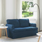 Blue Sofa 144 x 80 x 85 cm fabric
