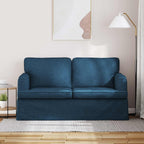 Sofá Azul 144 x 80 x 85 cm tela
