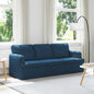 Blue Sofa 144 x 80 x 85 cm fabric