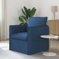 Sofá Azul 136 x 82 x 85 cm tela