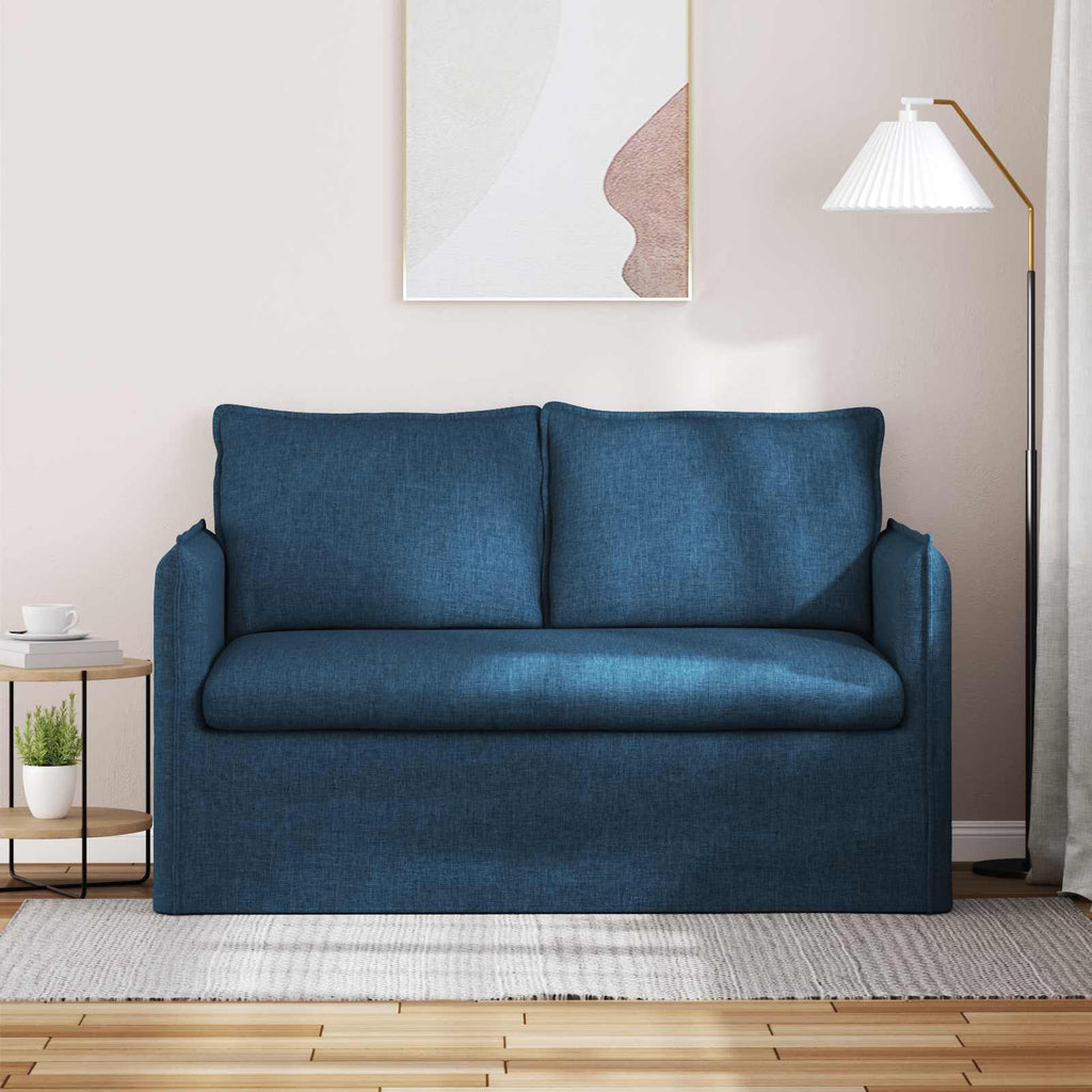 Sofá Azul 136 x 82 x 85 cm tela