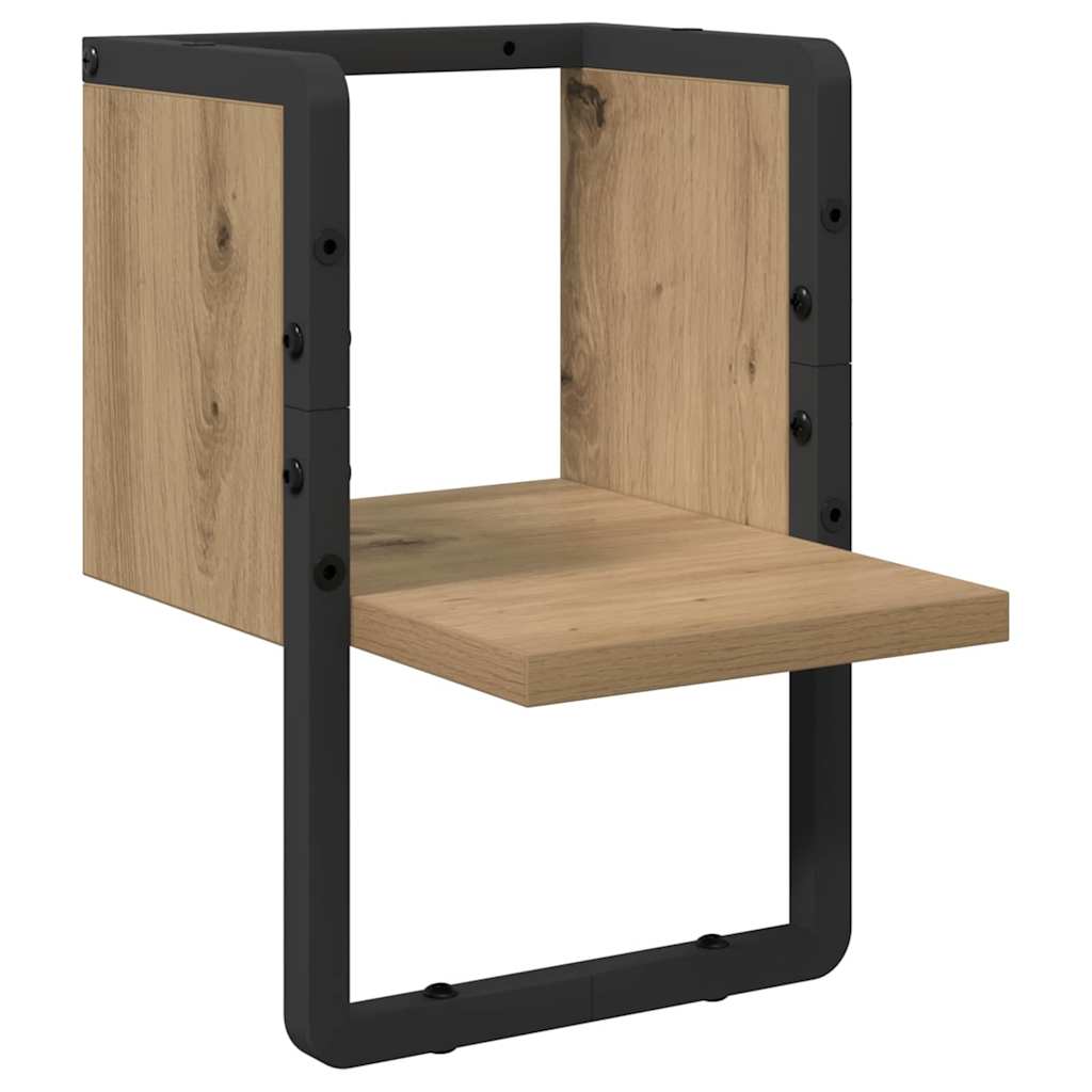 Estante de pared con estante Roble Artesanal 20 x 25 x 30 cm