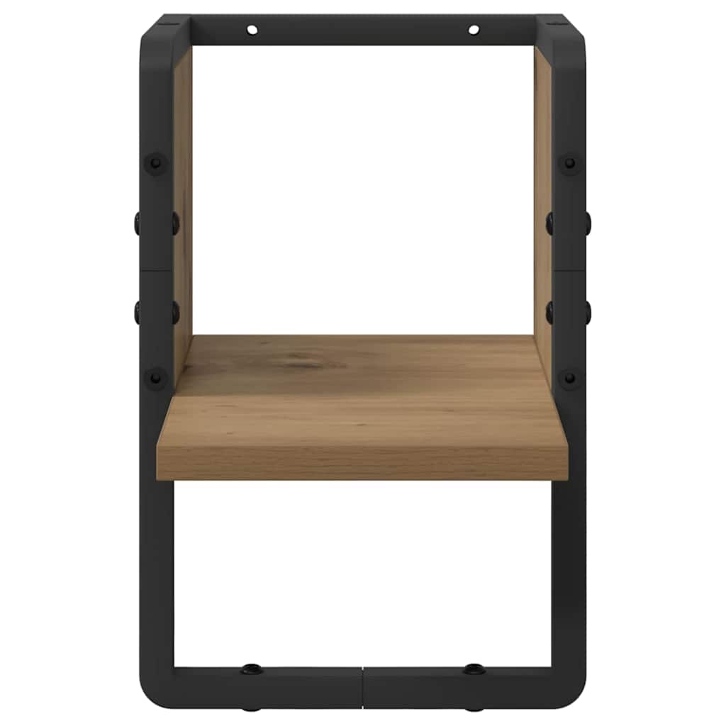 Estante de pared con estante Roble Artesanal 20 x 25 x 30 cm