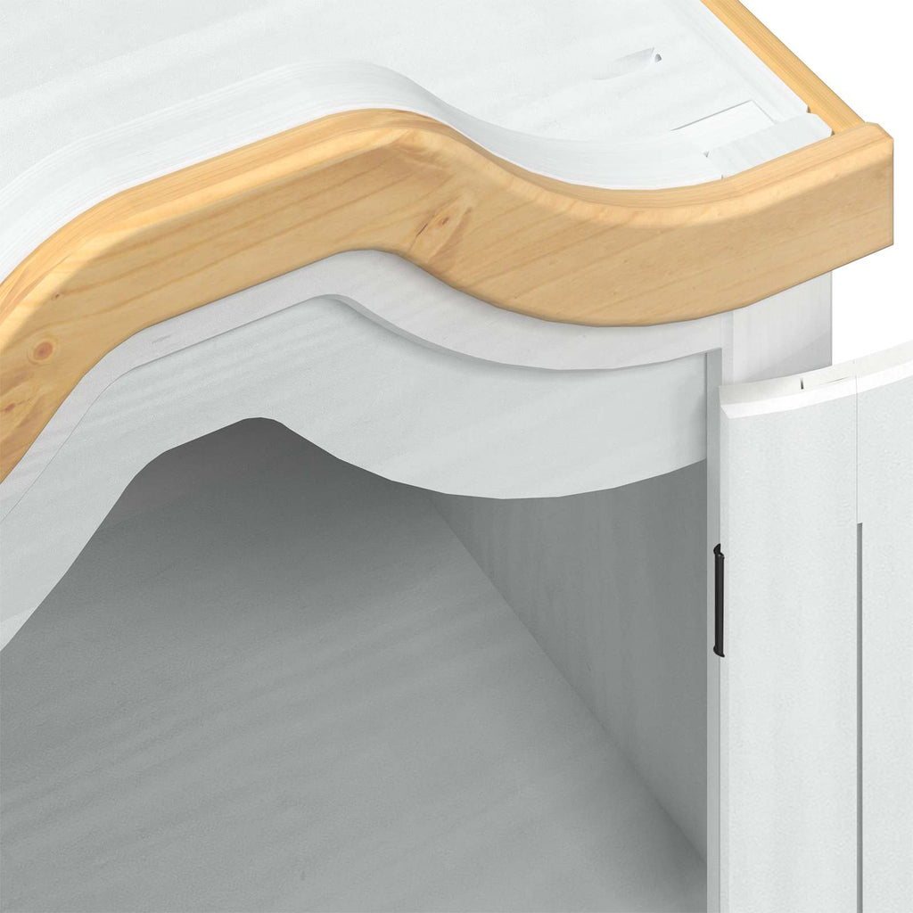 Armarios con estante 55 x 52 x 170 cm Madera de pino macizo