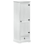 Armarios con cajón 55 x 50 x 170 cm Madera de pino macizo