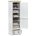 Armarios con cajón 55 x 38 x 170 cm Madera de pino macizo
