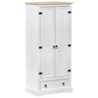 Armarios con cajón 76 x 50 x 170 cm Madera de pino macizo