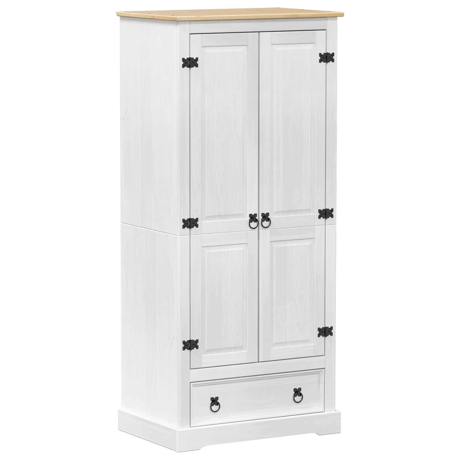 Armarios con cajón 76 x 50 x 170 cm Madera de pino macizo