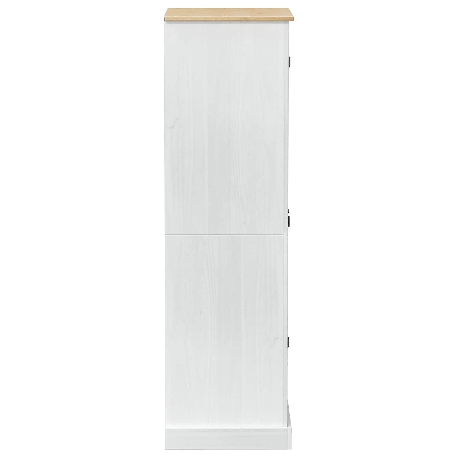 Armarios con cajón 76 x 50 x 170 cm Madera de pino macizo
