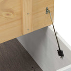 Caja de almacenamiento 78 x 78 x 45 cm Madera de pino macizo