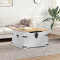 Caja de almacenamiento 78 x 78 x 45 cm Madera de pino macizo
