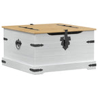 Caja de almacenamiento 78 x 78 x 45 cm Madera de pino macizo