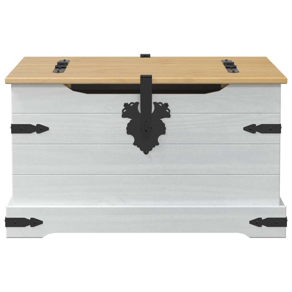Caja de almacenamiento 78 x 78 x 45 cm Madera de pino macizo