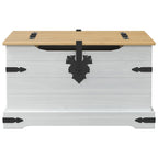 Caja de almacenamiento 78 x 78 x 45 cm Madera de pino macizo