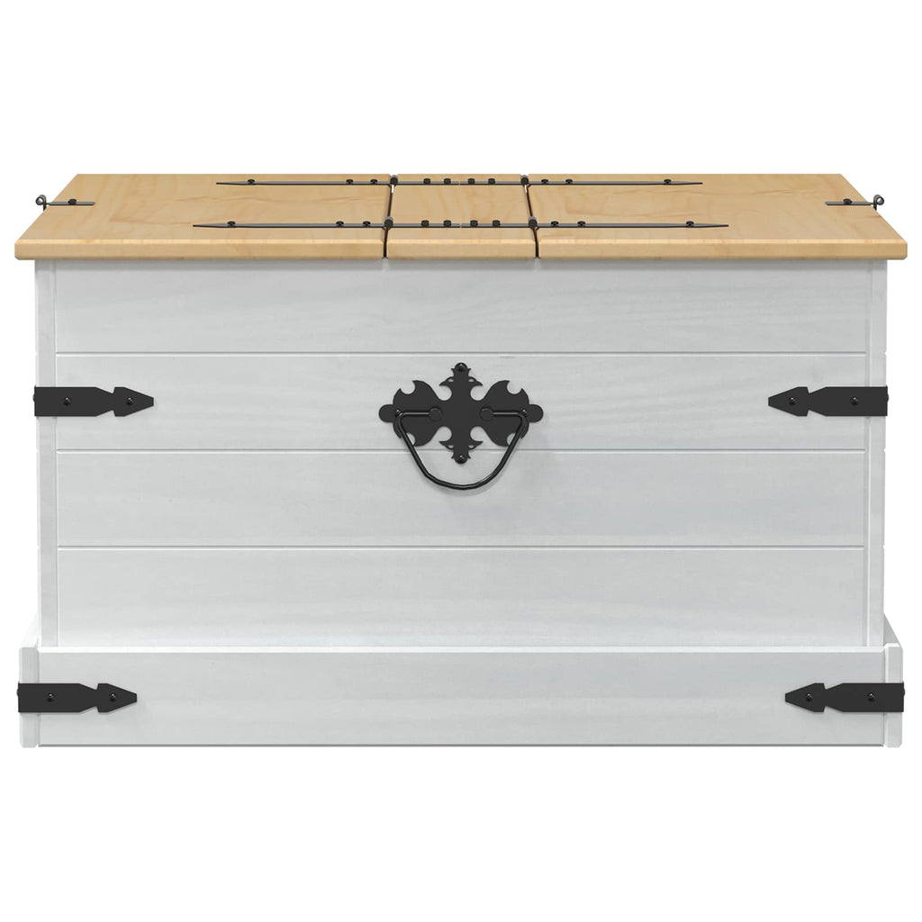 Caja de almacenamiento 78 x 78 x 45 cm Madera de pino macizo