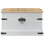 Caja de almacenamiento 78 x 78 x 45 cm Madera de pino macizo
