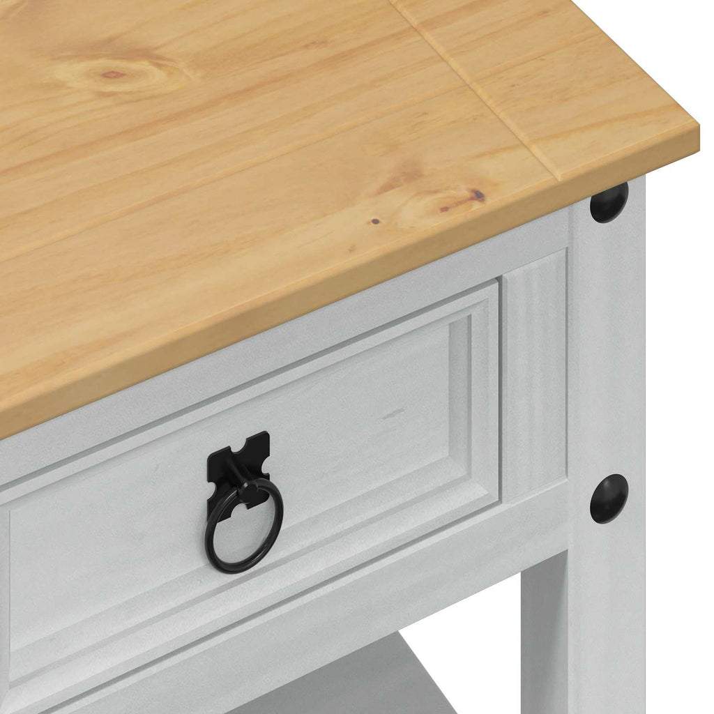 Mesa de Café con cajón 85 x 50 x 45 cm Madera de pino macizo