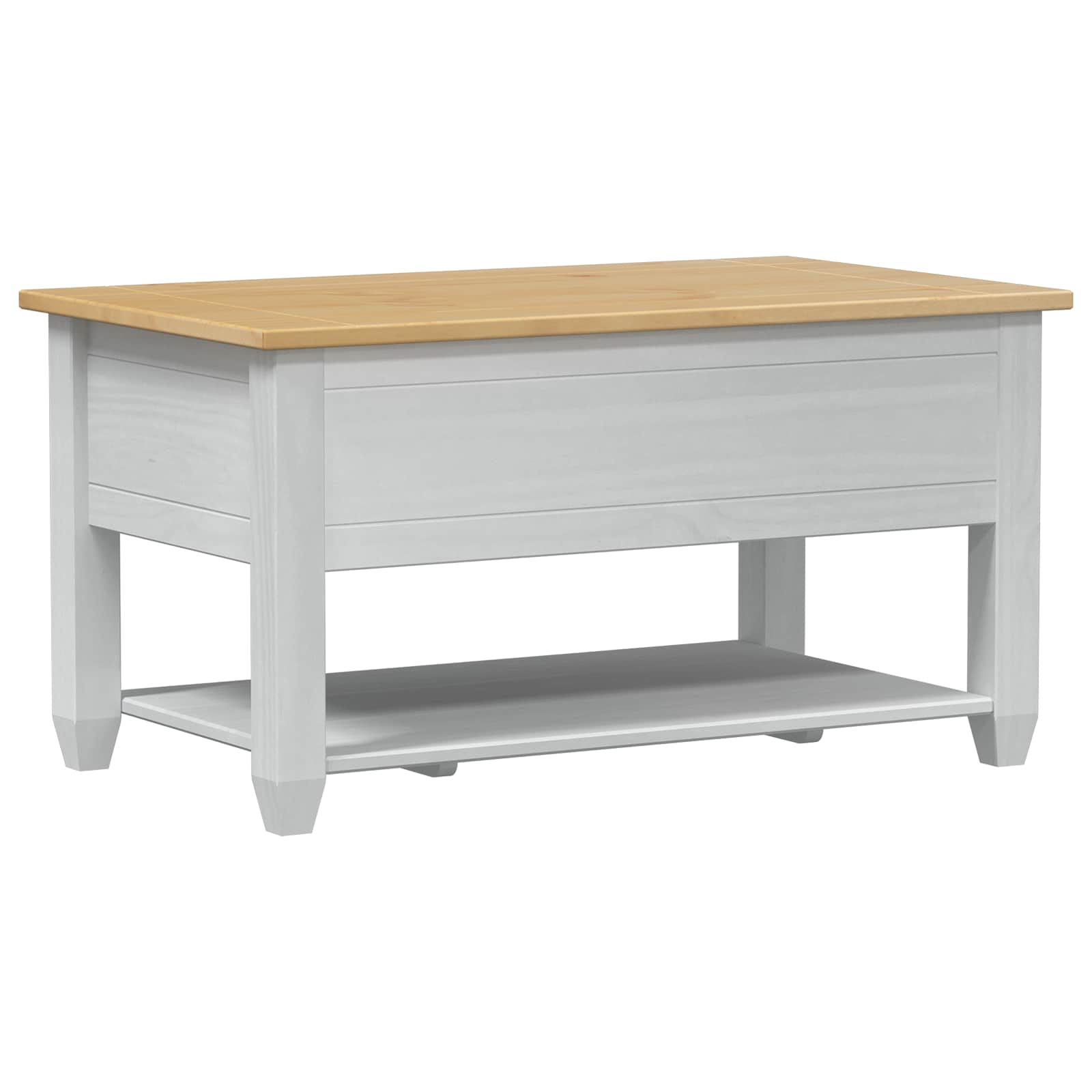 Mesa de Café con cajón 85 x 50 x 45 cm Madera de pino macizo