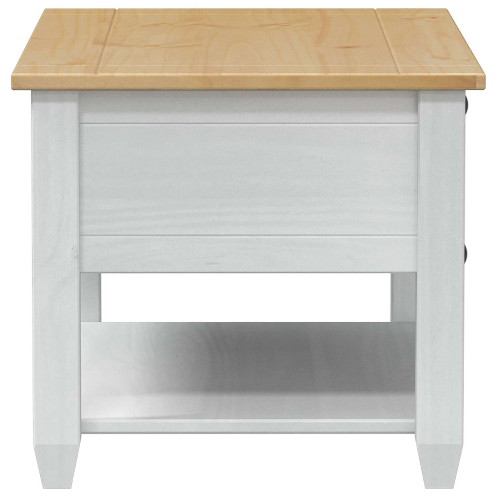 Mesa de Café con cajón 85 x 50 x 45 cm Madera de pino macizo