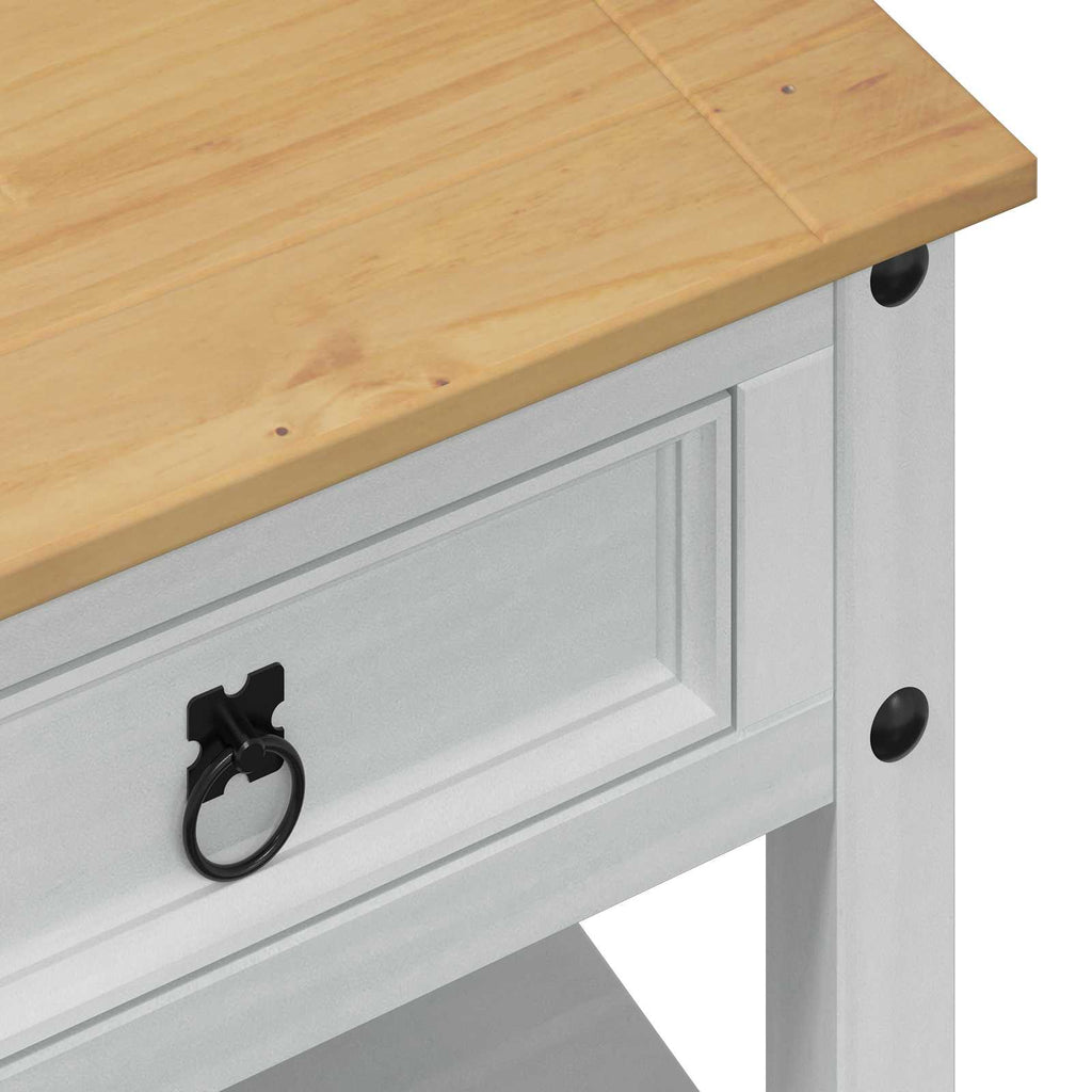 Mesa de Café con cajón 100 x 48 x 45 cm Madera de Pino Maciza