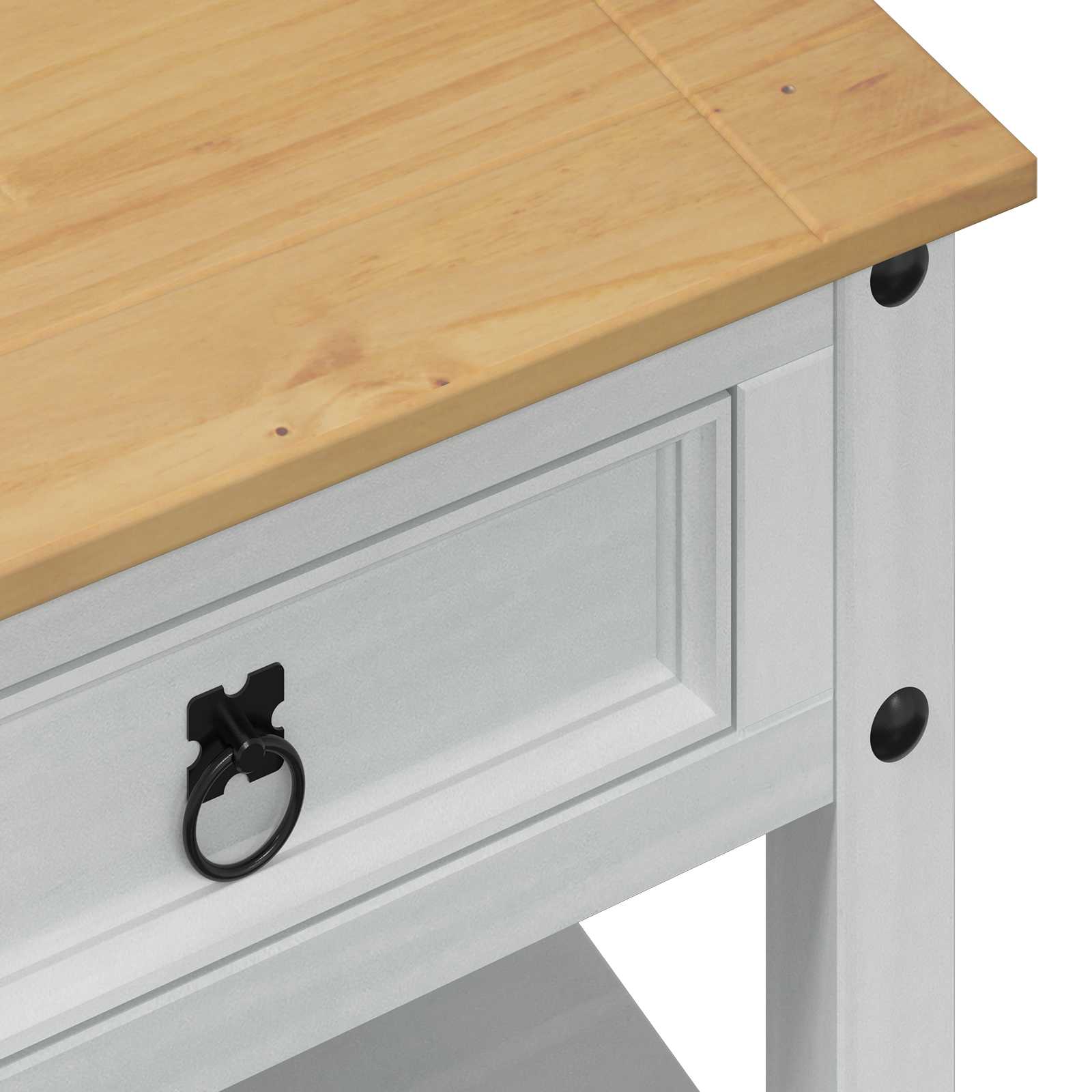 Mesa de Café con cajón 100 x 48 x 45 cm Madera de Pino Maciza