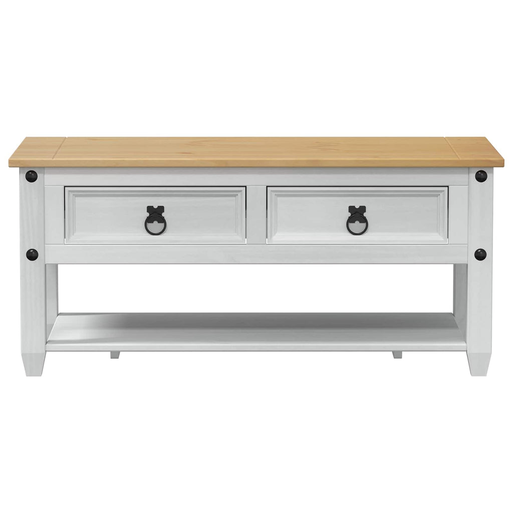 Mesa de Café con cajón 100 x 48 x 45 cm Madera de Pino Maciza