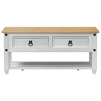 Mesa de Café con cajón 100 x 48 x 45 cm Madera de Pino Maciza