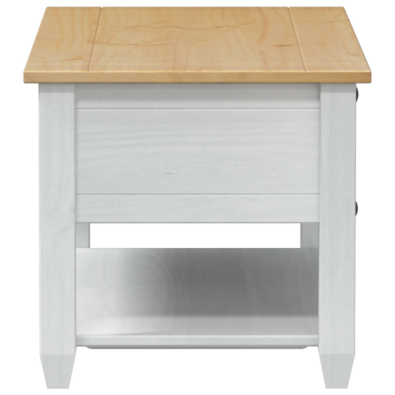 Mesa de Café con cajón 100 x 48 x 45 cm Madera de Pino Maciza