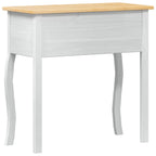 Mesa consola con cajón 73 x 35 x 73 cm Madera de pino macizo