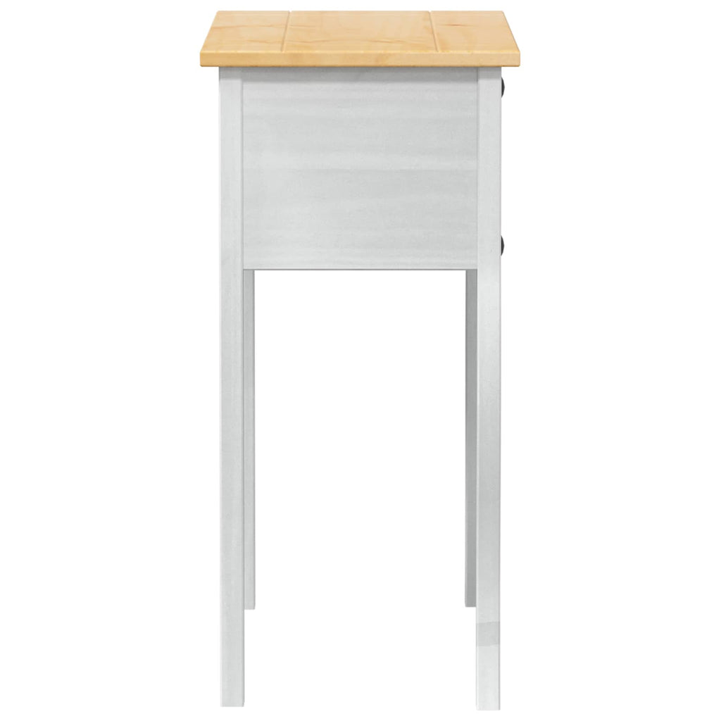 Mesa consola con cajón 73 x 35 x 73 cm Madera de pino macizo