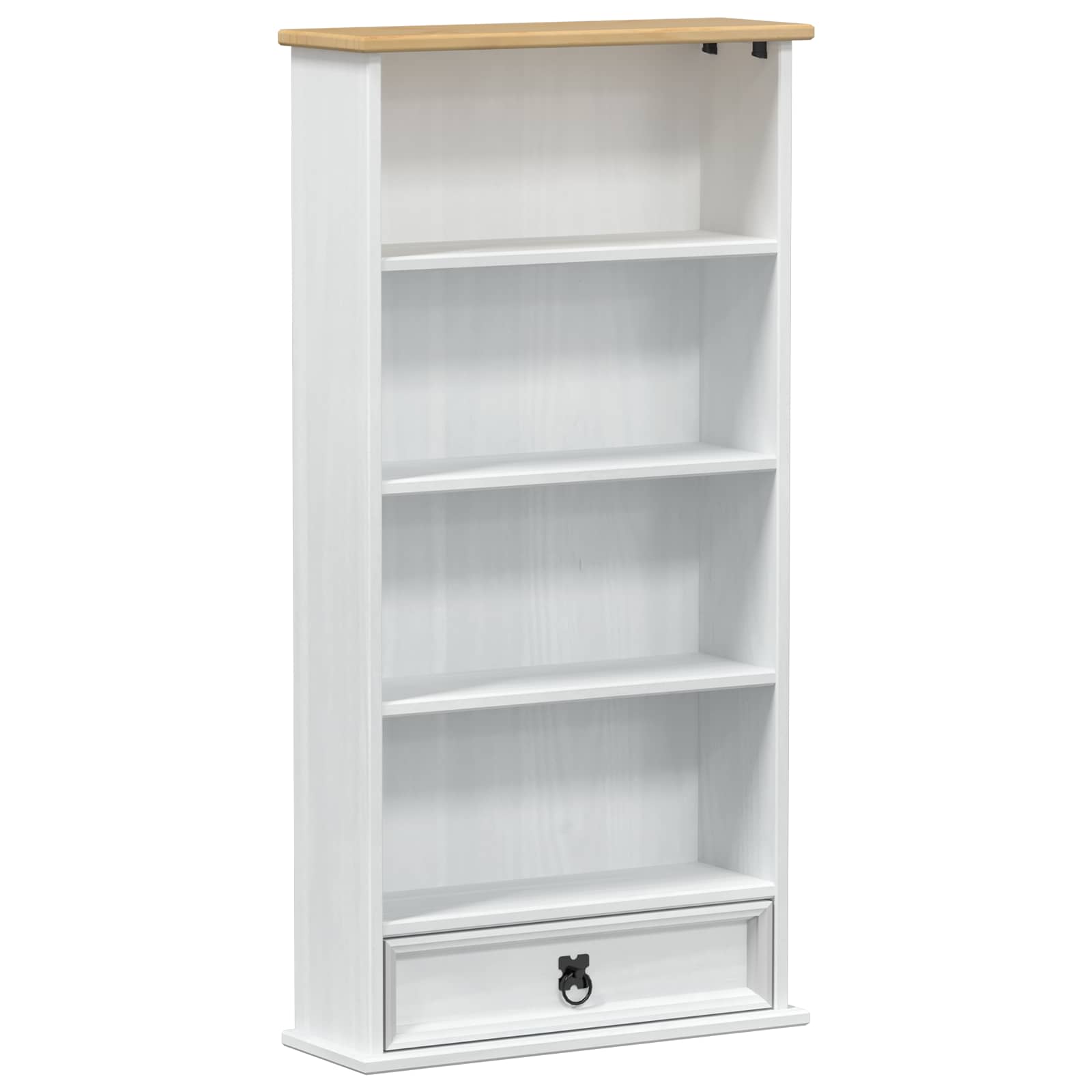 Mueble para CDs 52 x 17.5 x 103 cm Madera de pino macizo