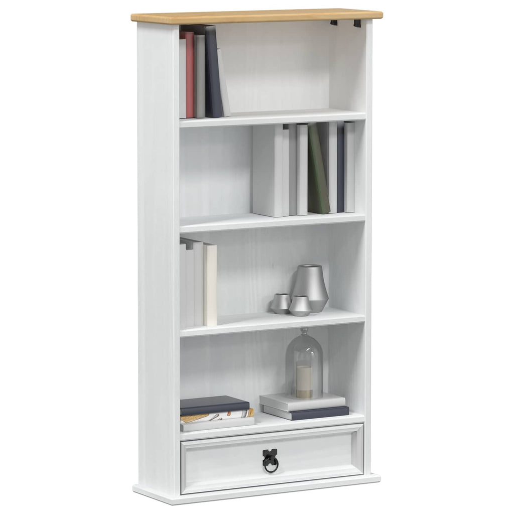 Mueble para CDs 52 x 17.5 x 103 cm Madera de pino macizo