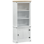 Aparador alto 74 x 38 x 170 cm Madera de pino macizo