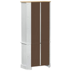 Aparador alto 74 x 38 x 170 cm Madera de pino macizo